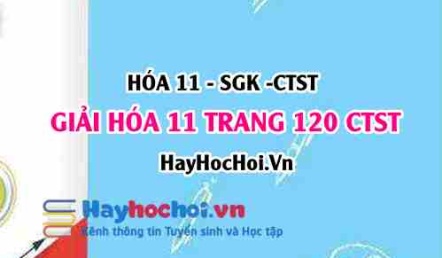 Giải Hóa 11 Chân trời sáng tạo trang 120